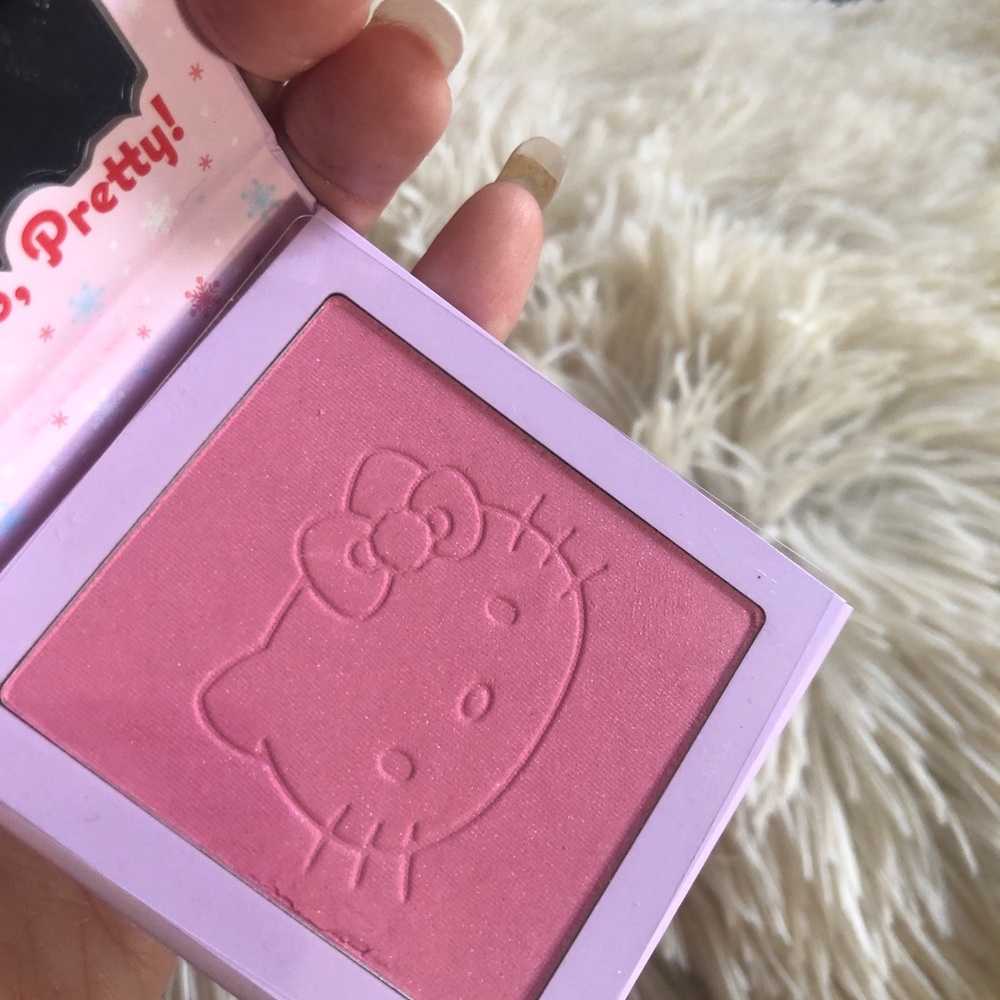 Hello Kitty x clourpop blush at frost sight